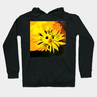 Sunflower Retro Artificial Intelligence Arts Hoodie